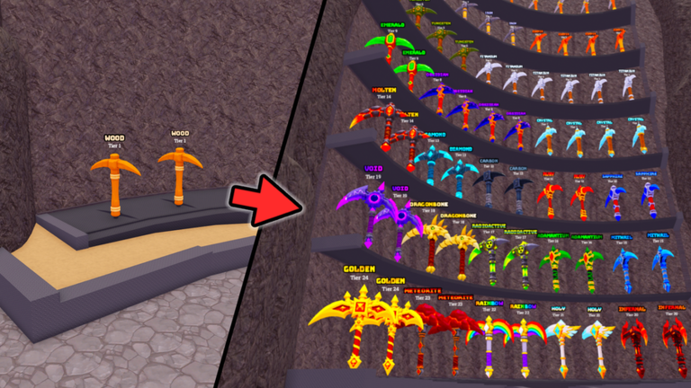 Pickaxe Tycoon — mining gameplay